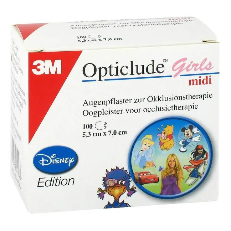 Opticlude 3M Disney Pflaster Girls midi 2538MDPG-100, 100 St