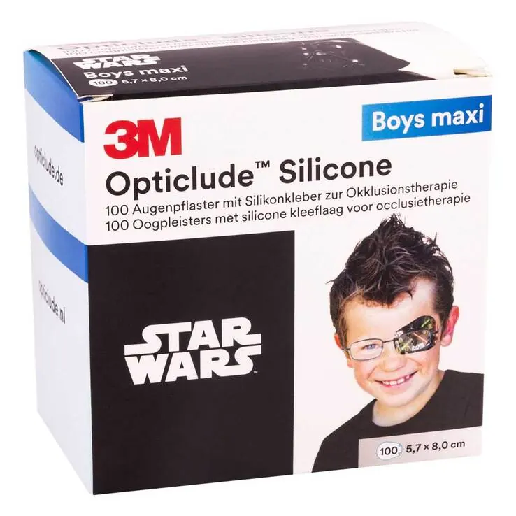Opticlude 3M Silicone Disney Boys maxi 5,7x8 cm, 100 St