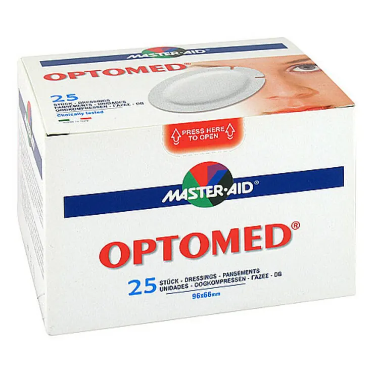 Optomed Augenkompresse selbstklebend steril, 25 St