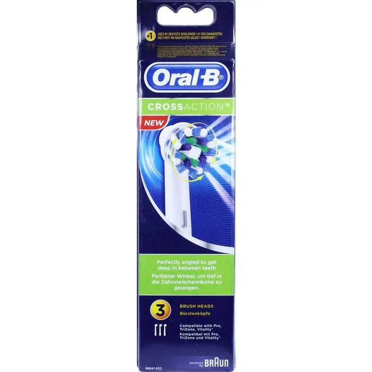 ORAL B Cross Action Aufsteckbürste 3er, 3 St