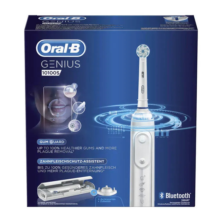 ORAL B Genius 10100S white elektrisch Zahnbürste, 1 St