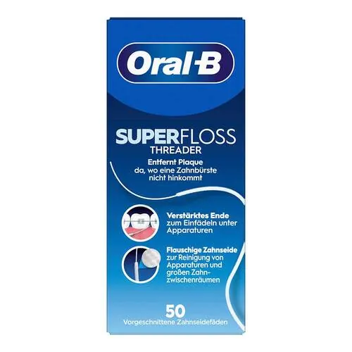 Oral-B Zahnseide Superfloss Threader, 50 St