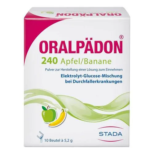 Oralpädon 240 Apfel Banane Pulver, 10 St