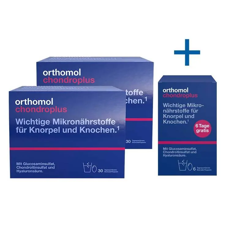Orthomol chondroplus Kombipackung Granulat / Kapseln, 2x1 P