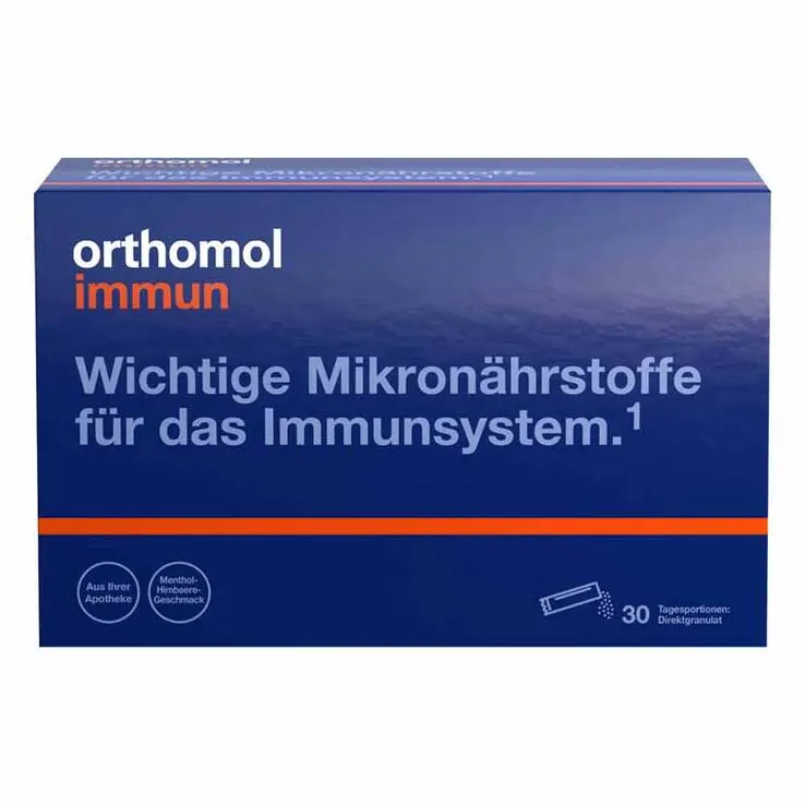 Orthomol Immun Direktgranulat Menthol-Himbeere, 30 St
