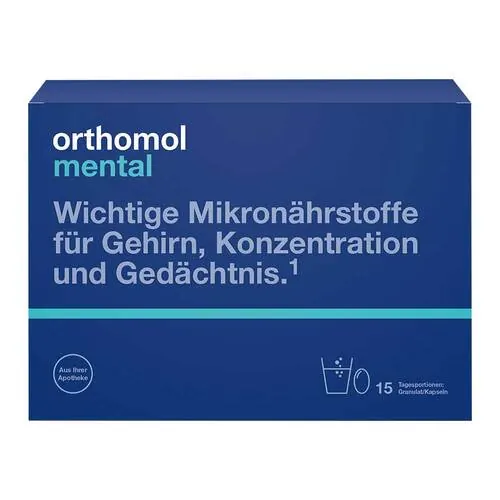 Orthomol mental Granulat / Kapseln 15 Tage Kombipackung , 1 P