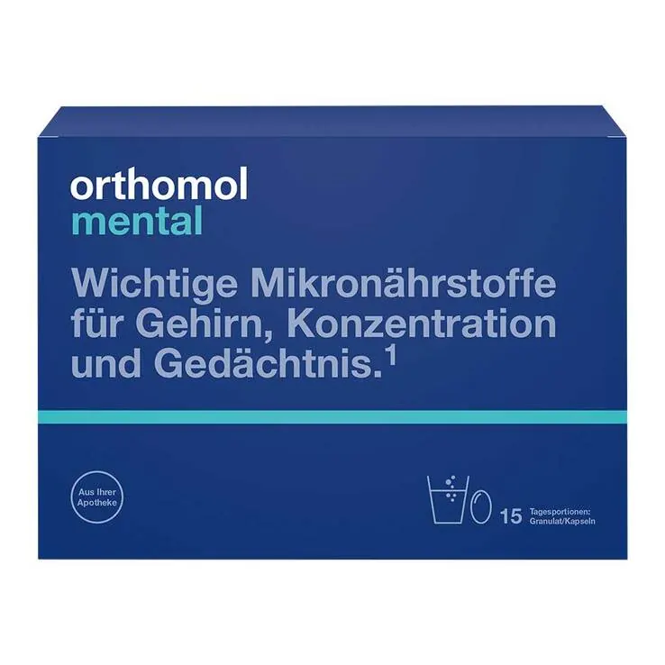 Orthomol Mental Granulat / Kapseln 15 Tagesportionen, 1 P