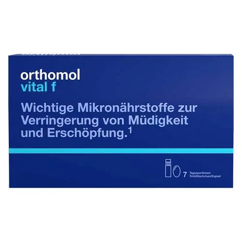 Orthomol Vital F Trinkfläschchen / Kapseln Kombipack., 7 St