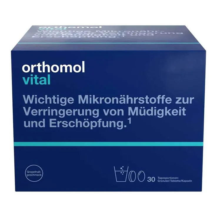 Orthomol Vital Granulat / Tablette / Kapseln Grapefruit, 30 St