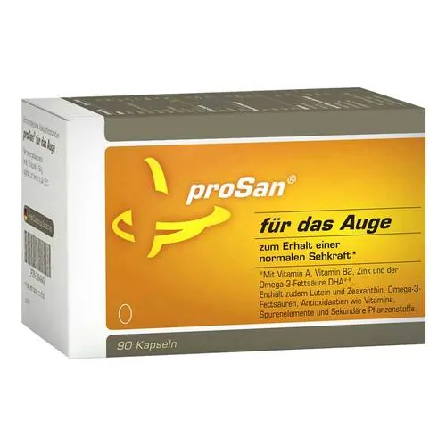 Orthomolekulare Vitalstoffkomb.proSan für Auge Kapseln , 90 St