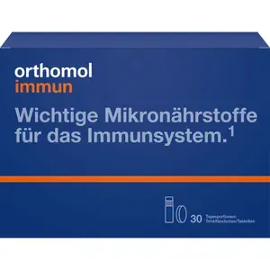 ORTHOMOLImmunTrinkfläschchen/Tabl.Kombipack.30Stück