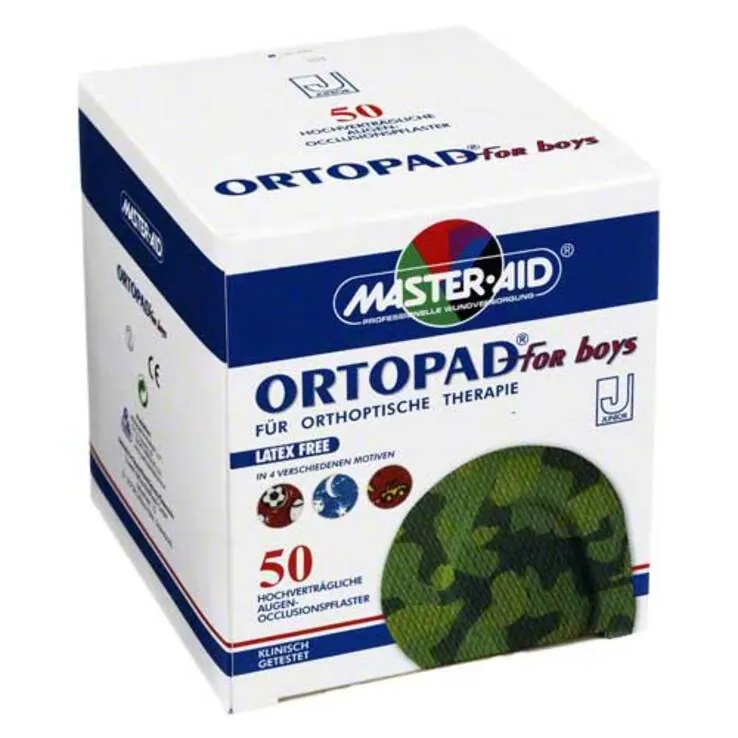 Ortopad for boys junior Augenokklusionspflaster, 50 St