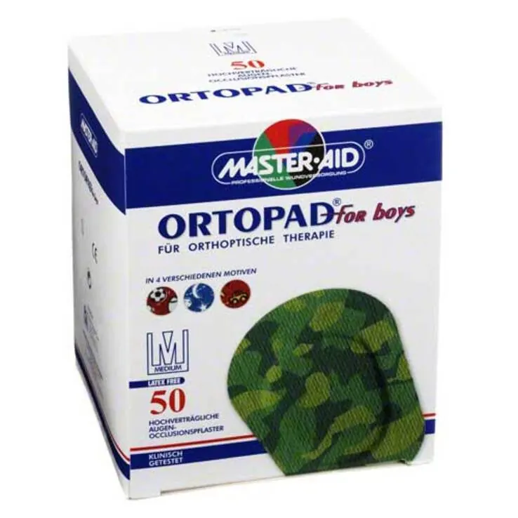Ortopad for boys medium Augenokklusionspflaster, 50 St
