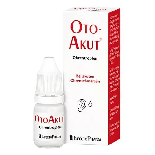 Otoakut 50 mg / g + 10 mg/g Ohrentropfen Lösung, 10 g