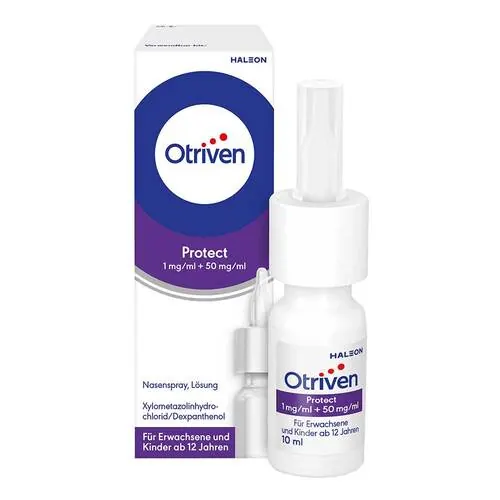 Otriven Protect 1 mg / ml + 50 mg/ml Nasenspray Lösung , 10 ml