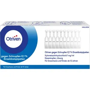 OTRIVEN0,1%NasentropfenEinzeldosispipetten12ml