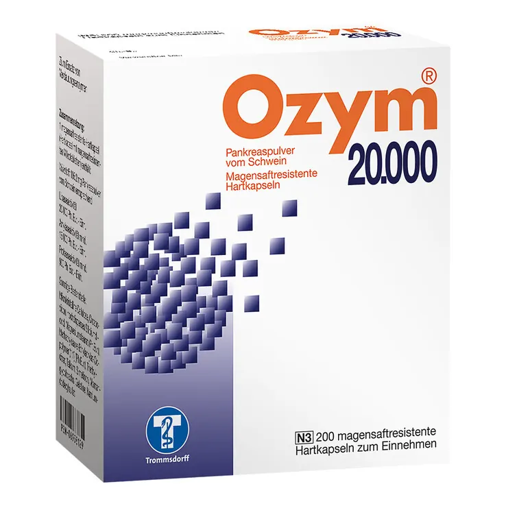 Ozym® 20.000 Magensaftresistente Hartkapseln, 200 St