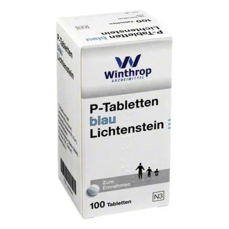 P Tabletten blau 8 mm Teilk., 100 St