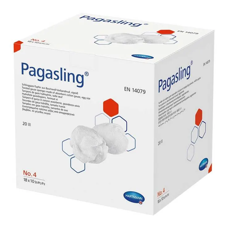 Pagasling Mulltupfer steril Größe 4 eigroß, 18X10 St