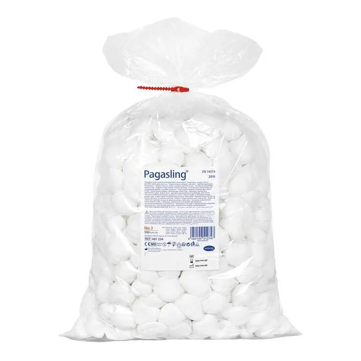 Pagasling Tupfer unsteril Größe 3 pflaumengroß, 2X500 St