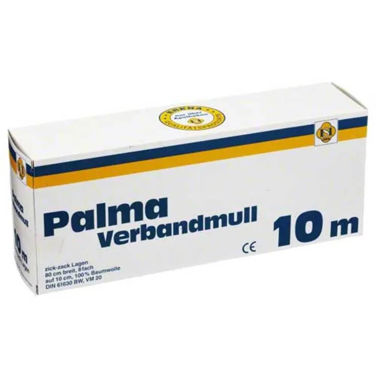 Palma Verbandmull 10m Zickza, 1 St