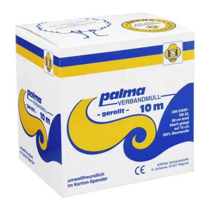 Palma Verbandmull Rolle 80cm, 1X10 m