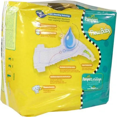 Pampers New Baby Größe 1 Newborn 2-5kg, 27 St