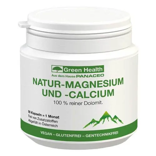 Panaceo Green Health Natur-Magnesium und -Calcium, 90 St