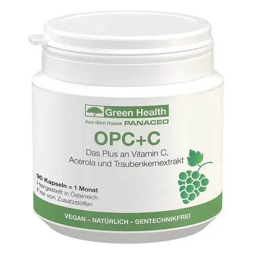 Panaceo Green Health Opc + C Kapseln, 90 St