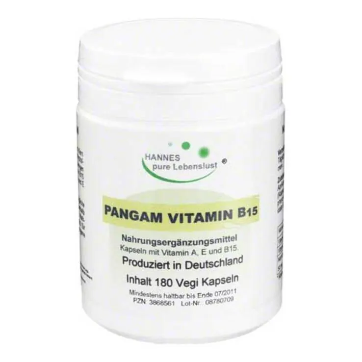 Pangam Vitamin B15 Vegi Kaps, 180 St