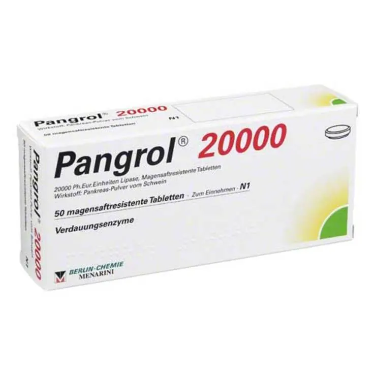 Pangrol 20000 magensaftresistente Tabletten, 50 St