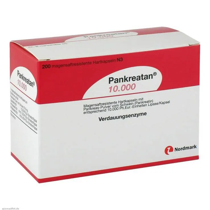 Pankreatan 10.000 magensaftresistente Kapseln, 200 St