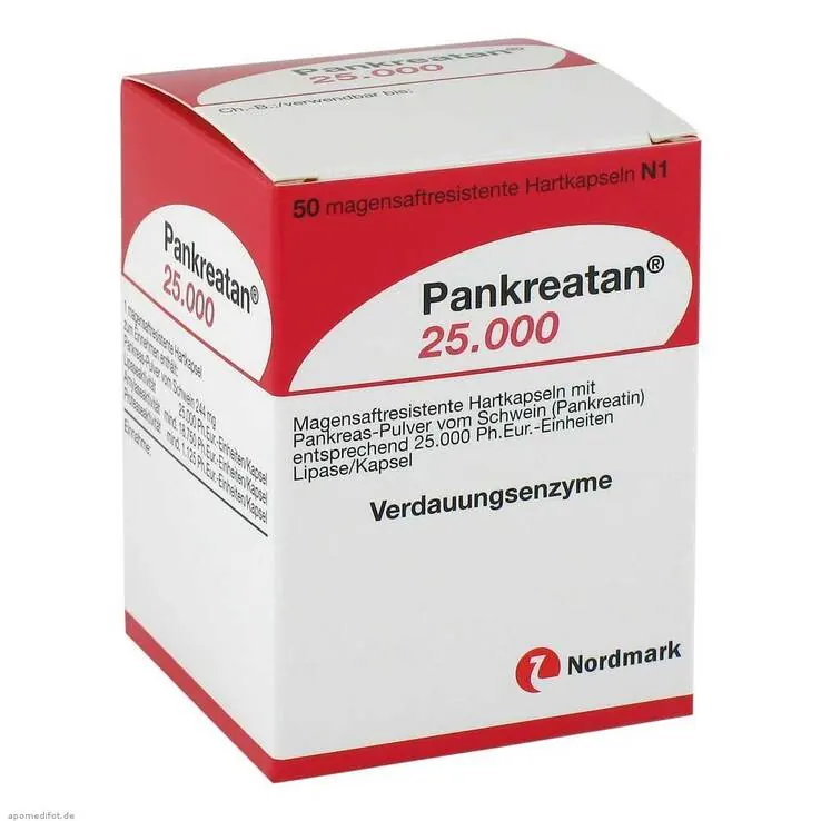 Pankreatan 25.000 magensaftresistente Kapseln, 50 St