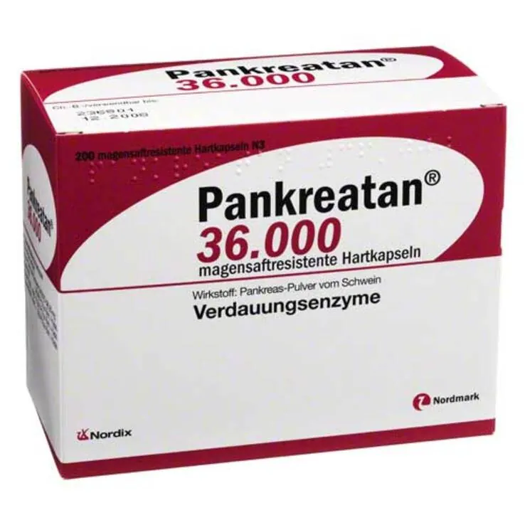 Pankreatan 36.000 magensaftresistente Kapseln, 200 St