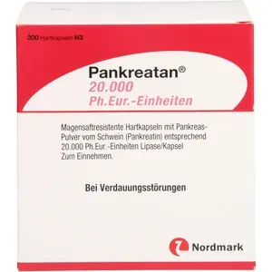 PANKREATAN20.000Ph.Eur.-Einheitenmsr.Hartkaps.200St