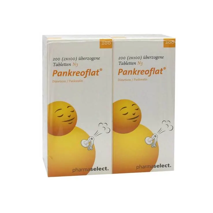 Pankreoflat überzogene Tabletten, 200 St