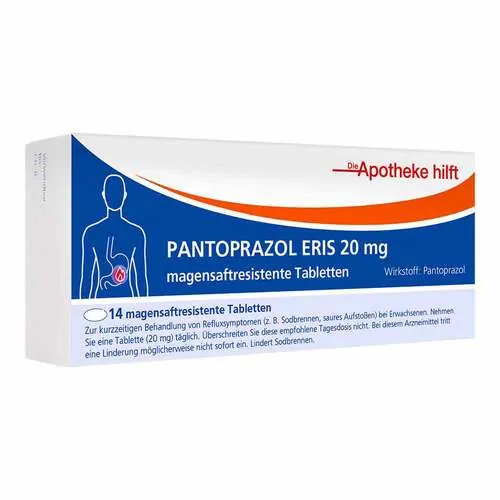 Pantoprazol Eris 20 mg magensaftresistent Tabletten / Noweda, 14 St