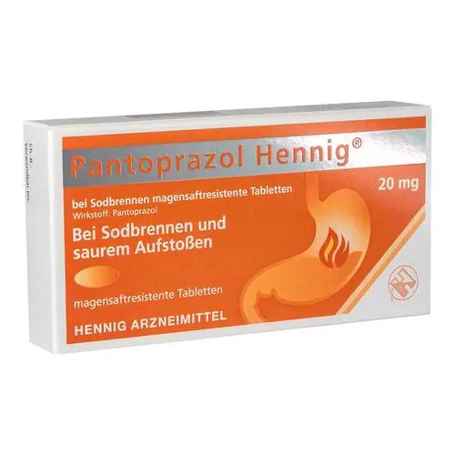 Pantoprazol Hennig b.Sodbrennen 20 mg magensaftresistent Tabletten , 7 St
