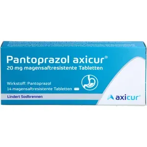 PANTOPRAZOLaxicur20mgmagensaftres.Tabletten14St
