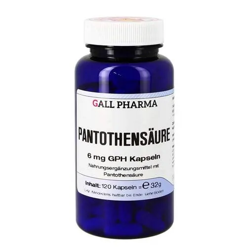 Pantothensäure 6 mg Gph Kapseln, 120 St