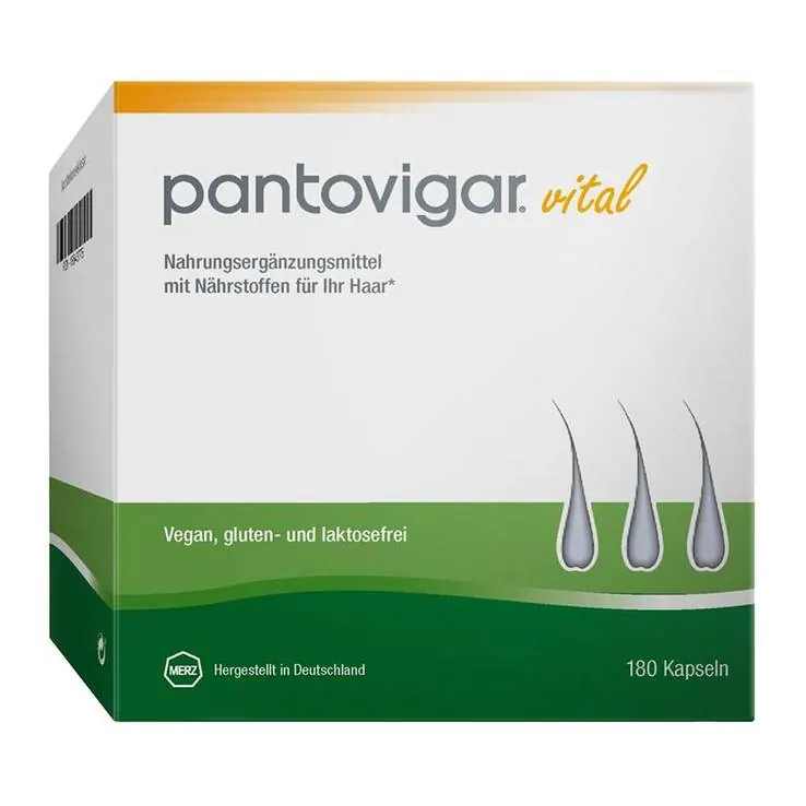 Pantovigar vital Kapseln mit Nährstoffen für Haare, 180 St