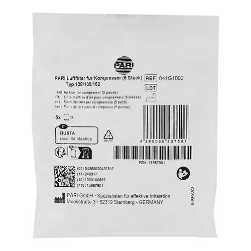 Pari Filtereinsatz Typ 130 / 152/128, 5 St