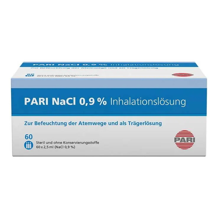 PARI NaCl Inhalationslösung Ampullen, 60X2.5 ml