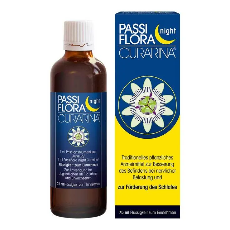 Passiflora Night Curarina Flüssigkeit zum Einnehmen, 75 ml