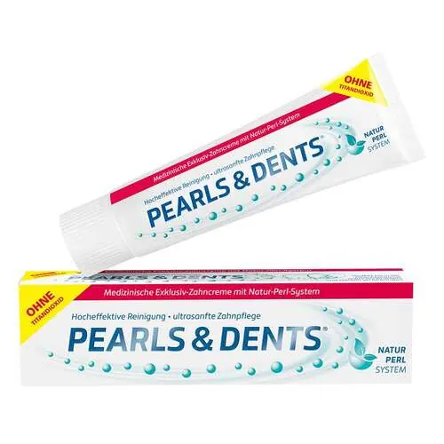 Pearls & Dents Exklusiv-Zahncreme ohne Titandioxid, 100 ml