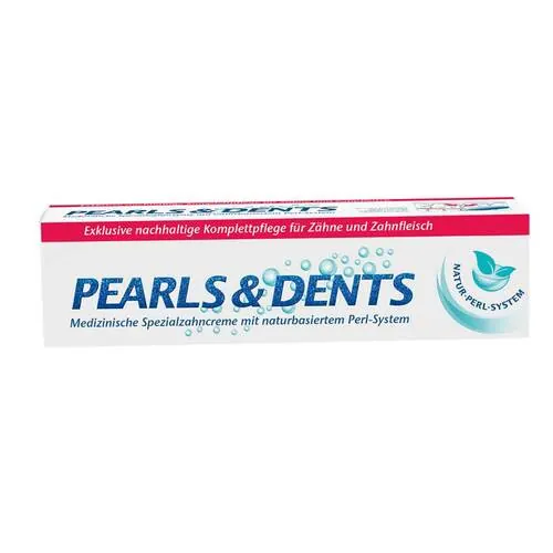 Pearls & Dents Spezialzahncreme mit naturbas.Perlsys., 100 ml