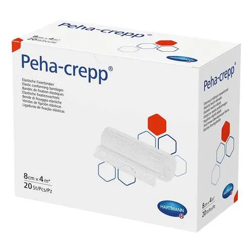 Peha Crepp Fixierbinde 8 cmx4 m, 20 St
