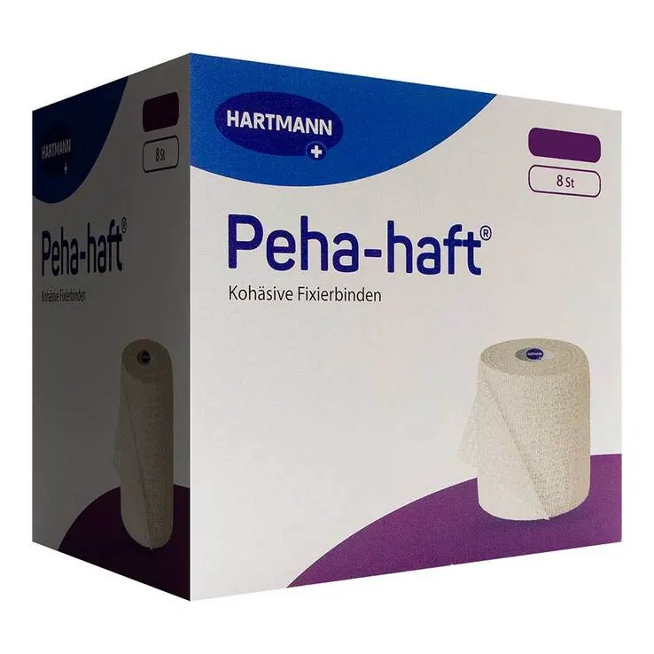 Peha-Haft Fixierbinde latexfrei 6 cmx20 m, 8 St