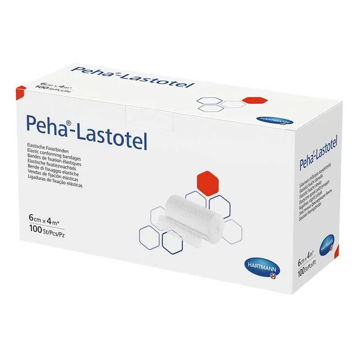 Peha-Lastotel Fixierbinde 6 cm x 4 m, 100 St
