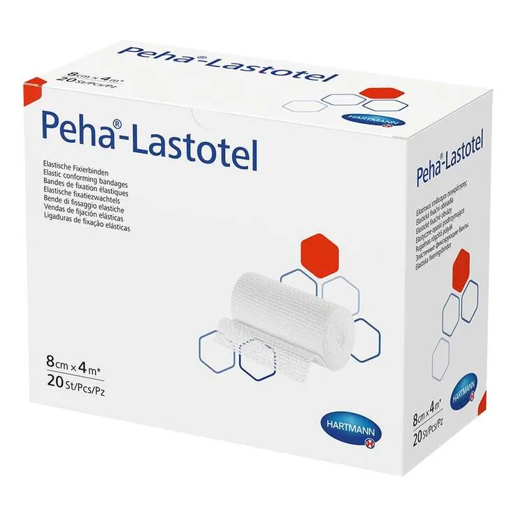 Peha-Lastotel Fixierbinde 8 cm x 4 m, 20 St